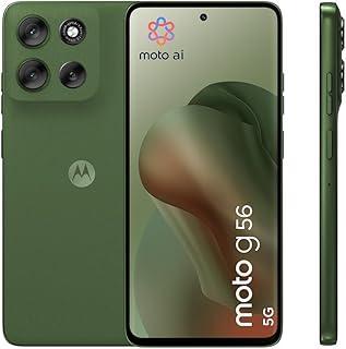 Motorola g 56 8, 256 Go, Smartphone debloqué, écran 6,72", Appareil Photo 50 MP, Batterie 5200 mAh, Dill (Vert), Coque de Protection et câble USB C Inclus
