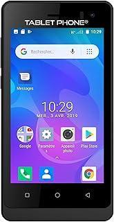 Lexibook - MFS100FR - Smartphone Portable Débloqué Compact - (Ecran : 4" - 4 Go/512 MB RAM - Android) Couleur aléatoire (Noir/Blanc/Rouge)