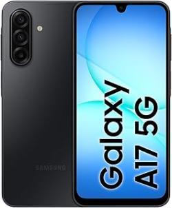 Samsung Galaxy A17 5G 128 Go, Smartphone Android déverrouillé, écran 6,7", Batterie 5000 mAh, Noir, Version FR