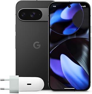 Google Pixel 9 avec 45 W Chargeur – Smartphone Android débloqué avec Gemini, Appareil Photo avancé, 24 Heures dautonomie et écran Actua 6,3 Pouces – Noir Volcanique, 128GB