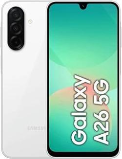 Samsung Galaxy A26 5G, Smartphone Android, 256 Go, Smartphone déverrouillé, Blanc