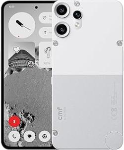 CMF Phone 2 Pro 128GB – Smartphone 5G avec Appareil Photo 50MP et Zoom 20x, écran AMOLED FHD+ 6,77" à 120Hz, Batterie 5000mAh et Nothing OS 3.2 – Blanc